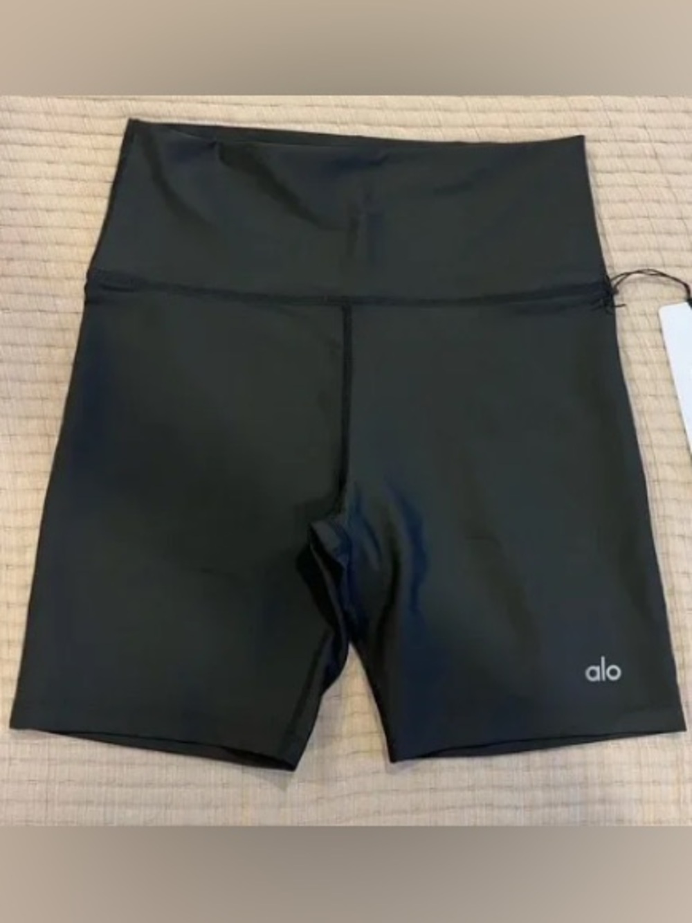 ALO Yoga Black High-Rise Shorts